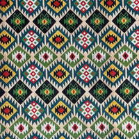 Thumbnail for Tribal-inspired cotton fabric by the meter