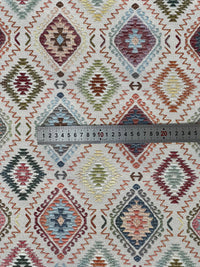 Thumbnail for Woven diamond tapestry fabric for ethnic home interiors