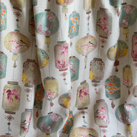 Thumbnail for Cotton blend sewing fabric with Eastern-inspired lanterns