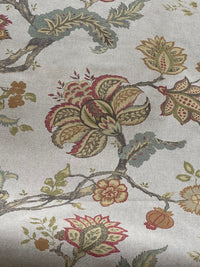 Thumbnail for English cottage Jacobean floral fabric for home interiors
