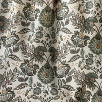 Thumbnail for Classic floral furnishing fabric with sage green highlights