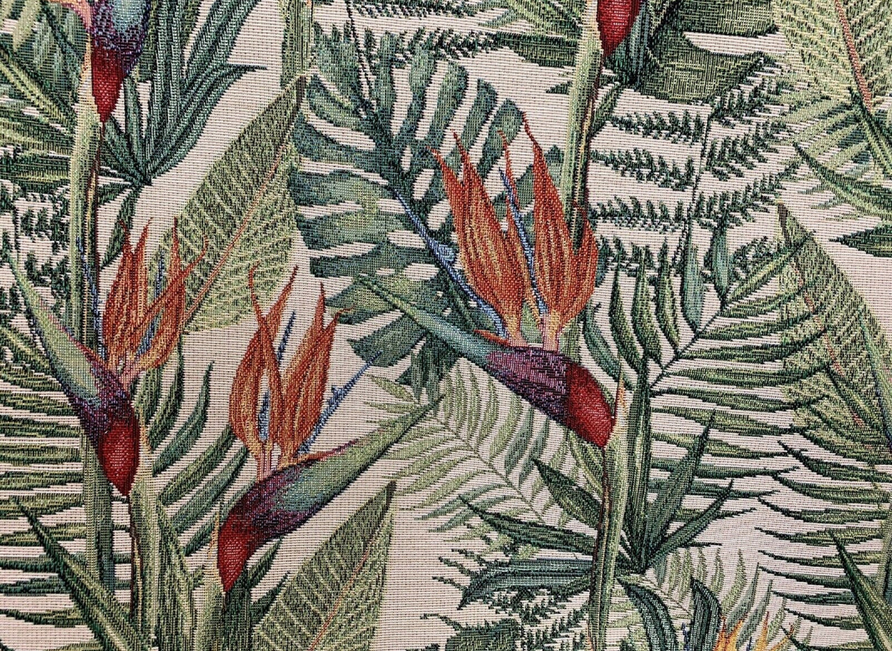 Decorative floral fabric for chairs and cushions