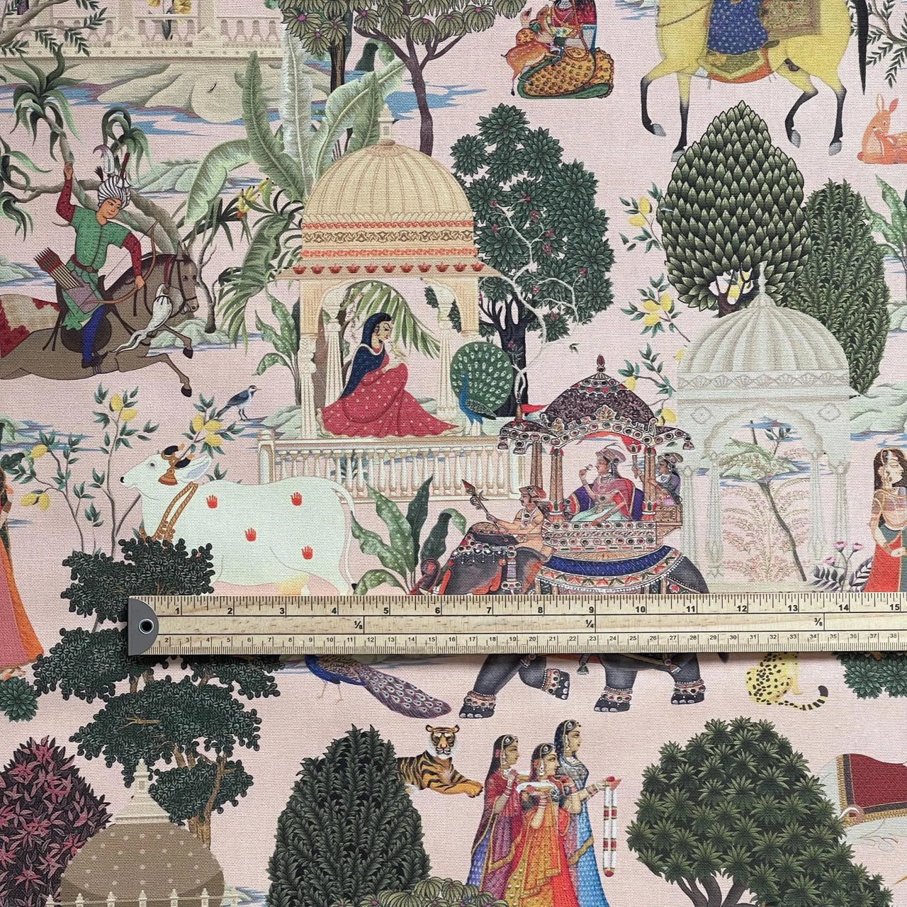 Cotton fabric for bohemian and global interiors