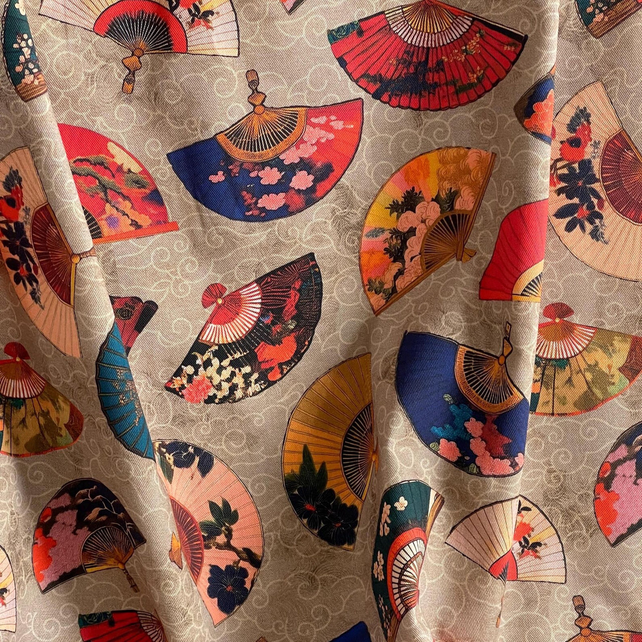 Decorative oriental style cotton for home décor sewing