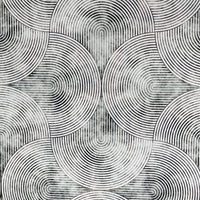 Thumbnail for Light grey geometric velvet for fashion garments.