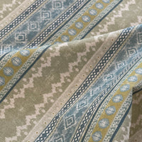 Thumbnail for Oak leaf and stripe design on beige background