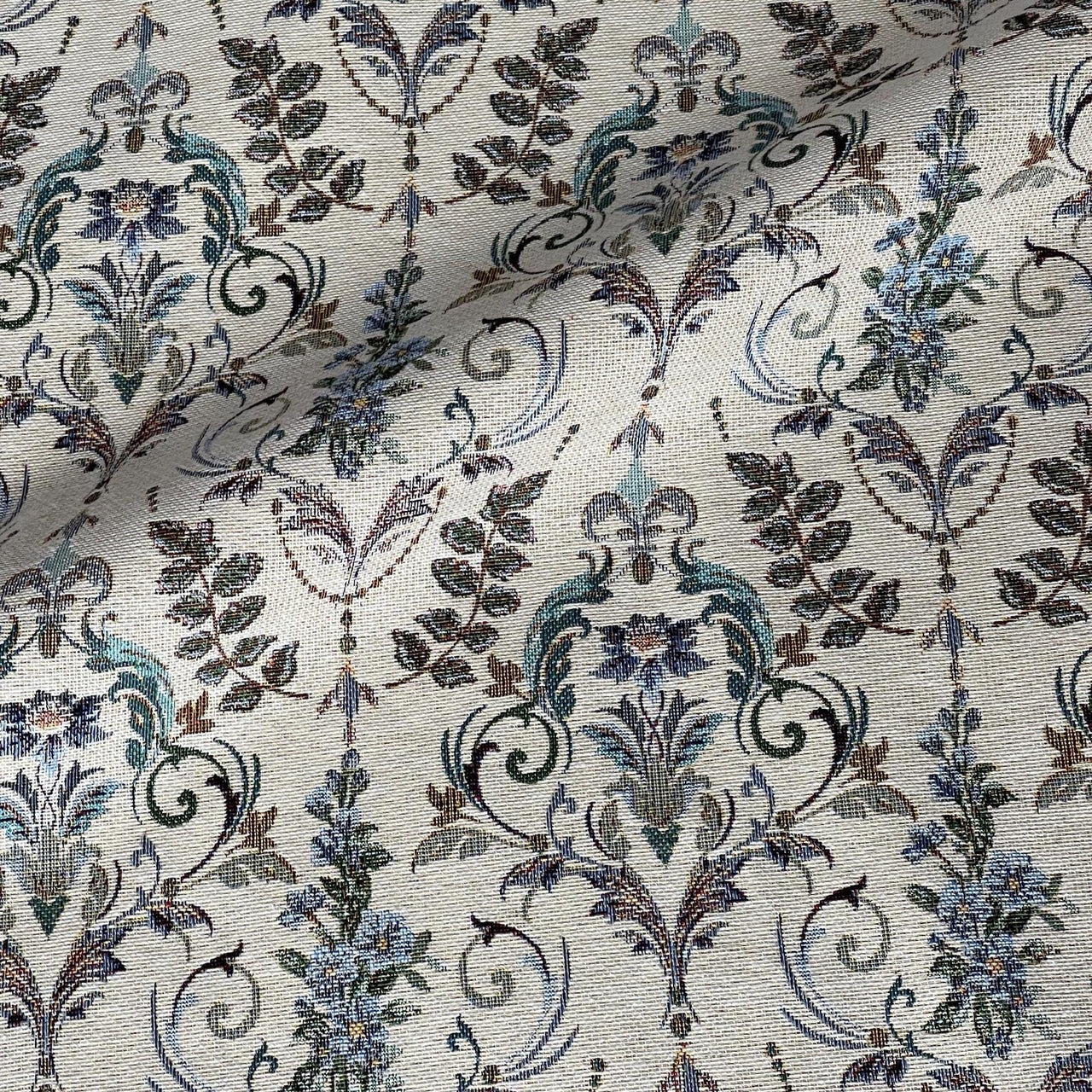 Woven tapestry fabric for upholstery projects