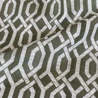 Thumbnail for Earth-toned designer fabric with modern pattern – ideal for upholstery and interior styling