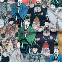 Thumbnail for The Emperors fabric pattern used on modern upholstery with vintage Asian accents

