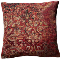 Thumbnail for Burnt orange red couch pillow