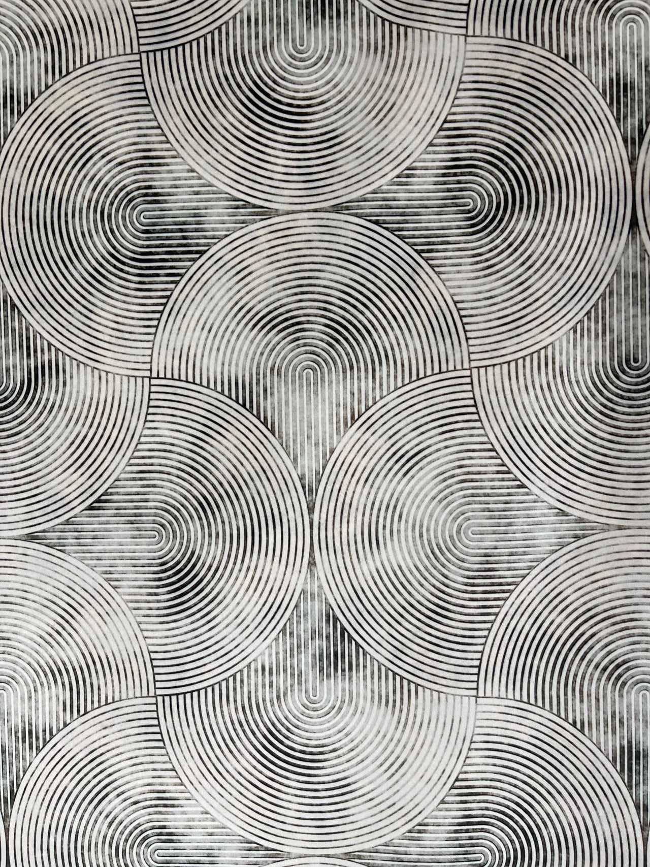 Tiles effect light grey velvet textile for furniture.