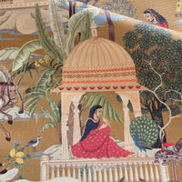 Thumbnail for Mughal-inspired artwork on soft cotton material