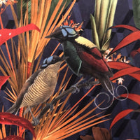 Thumbnail for Jungle birds velvet for luxury decor