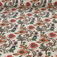 Thumbnail for Classic garden tapestry cotton fabric natural background