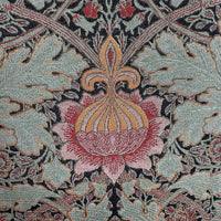 Thumbnail for Close-up of floral botanical fabric texture.

