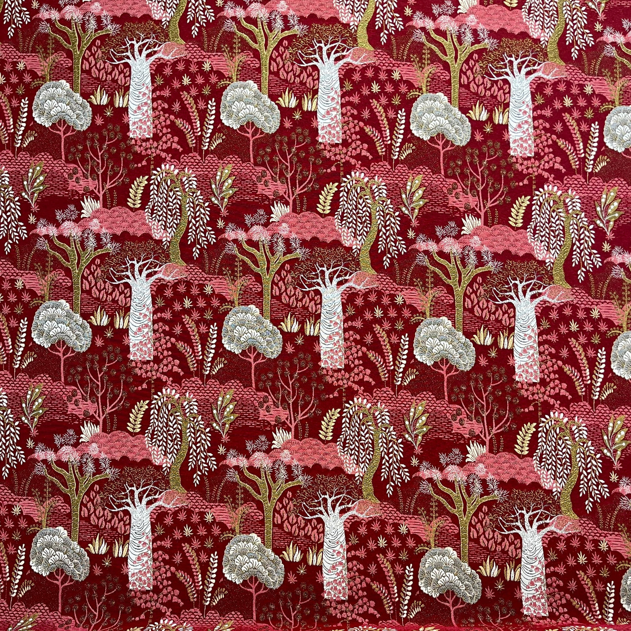  exotic Baobab Tree of Life design fabric.