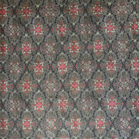 Thumbnail for Middle Eastern kilim design printed on soft black fabric