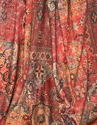 Thumbnail for Bohemian oriental print cotton fabric for home accents.
