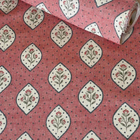 Thumbnail for Classic floral medallion cotton fabric for home décor