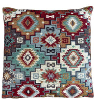 Thumbnail for Ethnic design pillow with velvet backing.