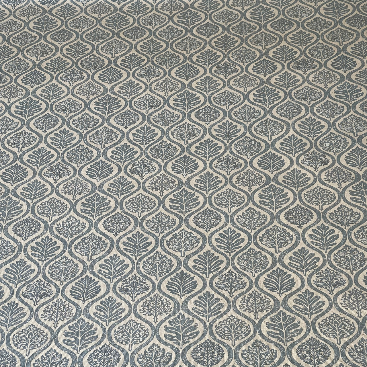 Linen effect Scandinavian fabric for country and coastal homes