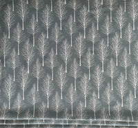 Thumbnail for Pattern of white trees on a dark gray background