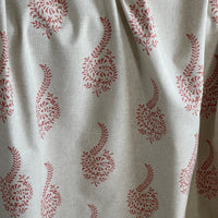 Thumbnail for Coral floral buta pattern for curtains and roman blinds