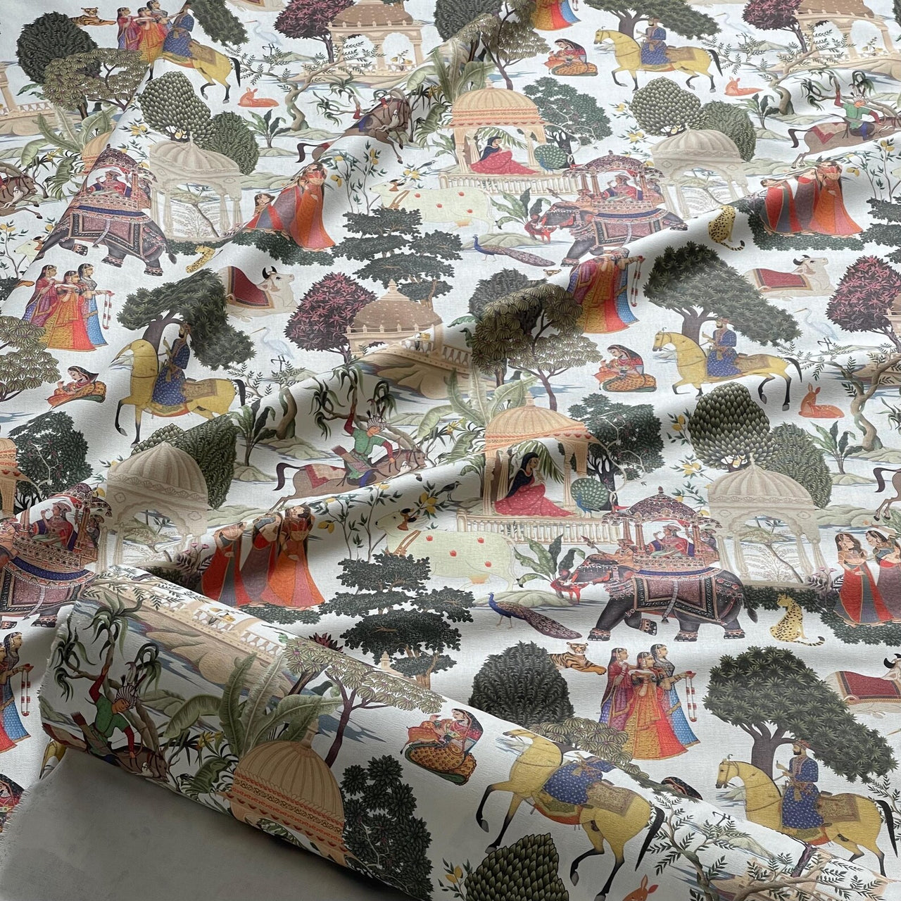 Fabric bundle with multiple color variations