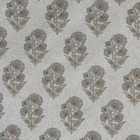 Thumbnail for Nordic meadow bloom fabric with gentle botanical sprig pattern