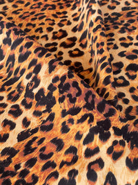 Thumbnail for Brown black animal print velvet for drapery.

