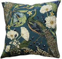 Thumbnail for Decorative bird cushion on velvet