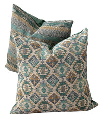 Thumbnail for Modern ethnic style pillow with artisan texture