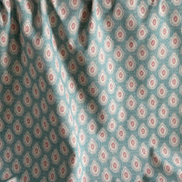 Thumbnail for Decorative teal paisley fabric for upholstery and soft furnishings