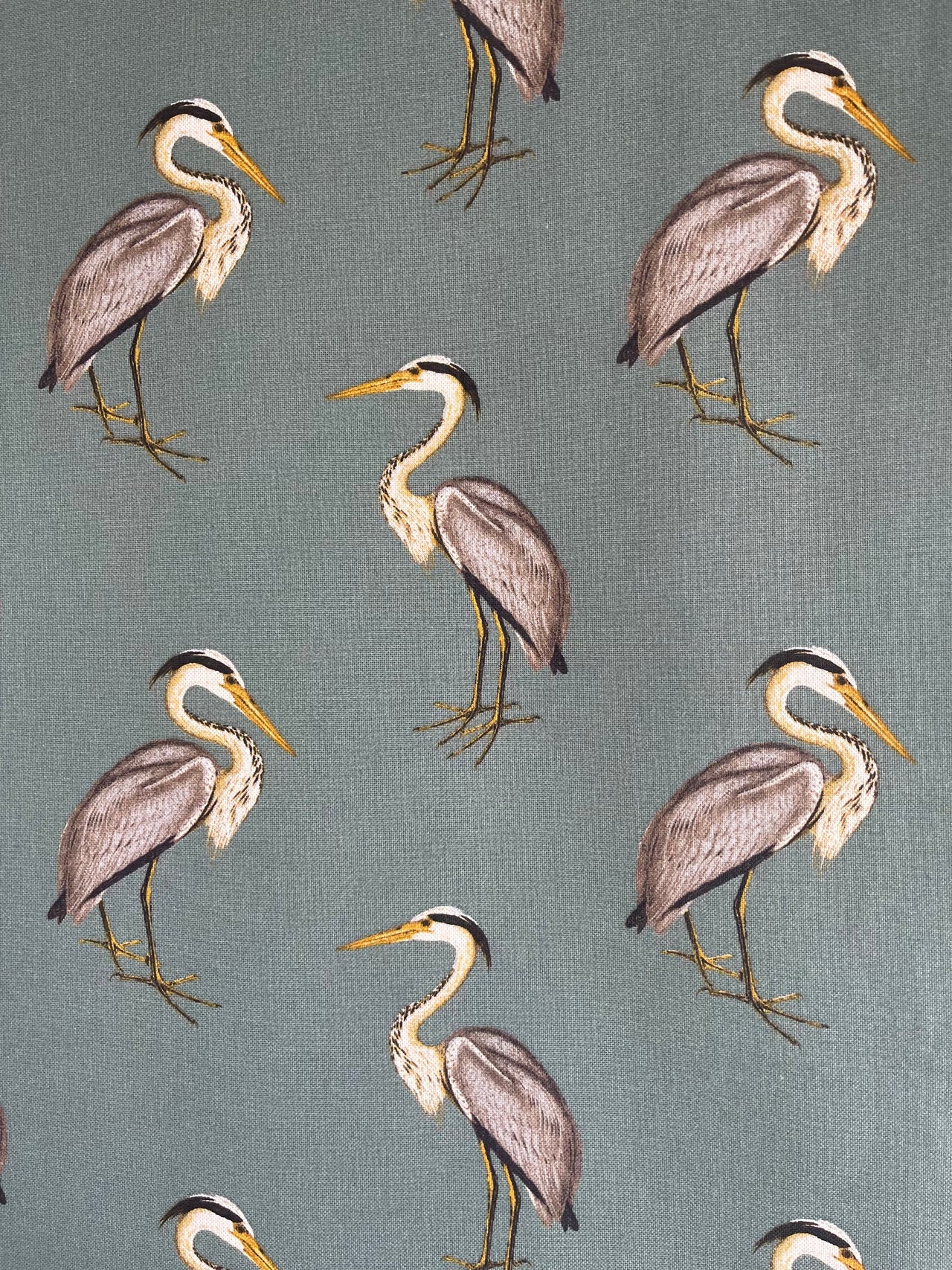 Elegant bird motif fabric for interior design projects