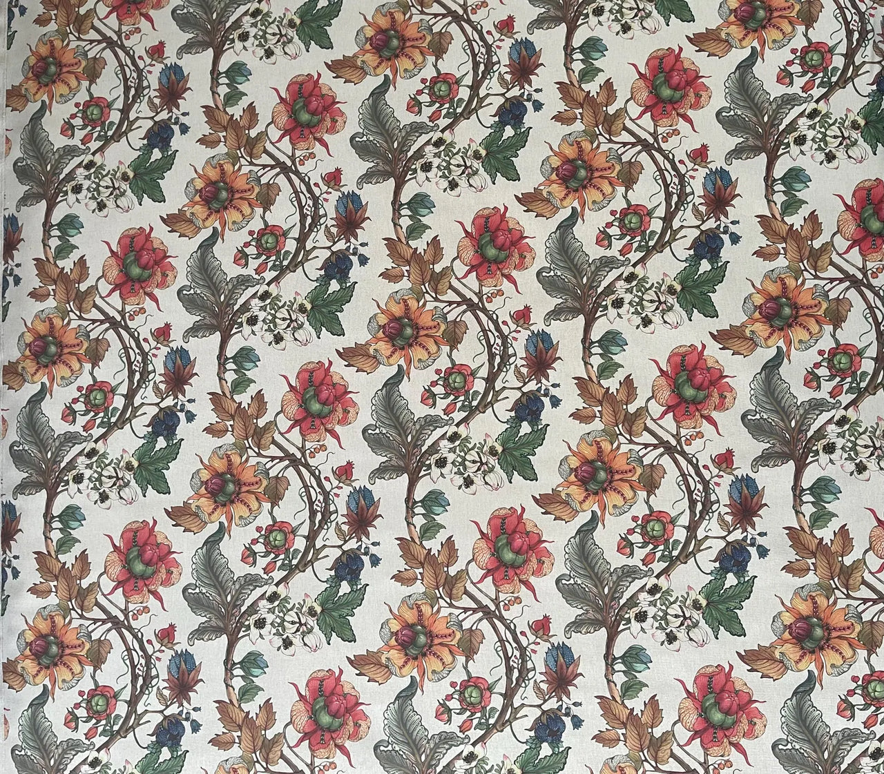 Medium weight cotton fabric for curtains and cushions