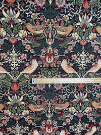 Thumbnail for Botanical Strawberry Thief William Morris tapestry fabric.