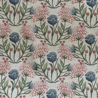 Thumbnail for Floral cotton linen fabric ideal for cottage or farmhouse décor