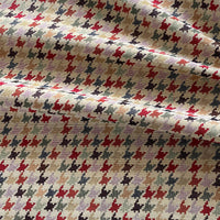 Thumbnail for Autumn Mosaic houndstooth tapestry material
