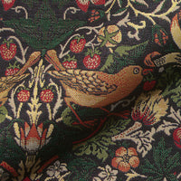 Thumbnail for William Morris heritage fabric with bird illustrations.