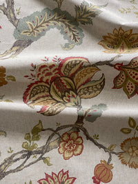 Thumbnail for Heritage Jacobean Trail floral fabric with traditional trailing vine design