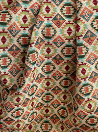 Thumbnail for Afghan rug-inspired kilim upholstery fabric