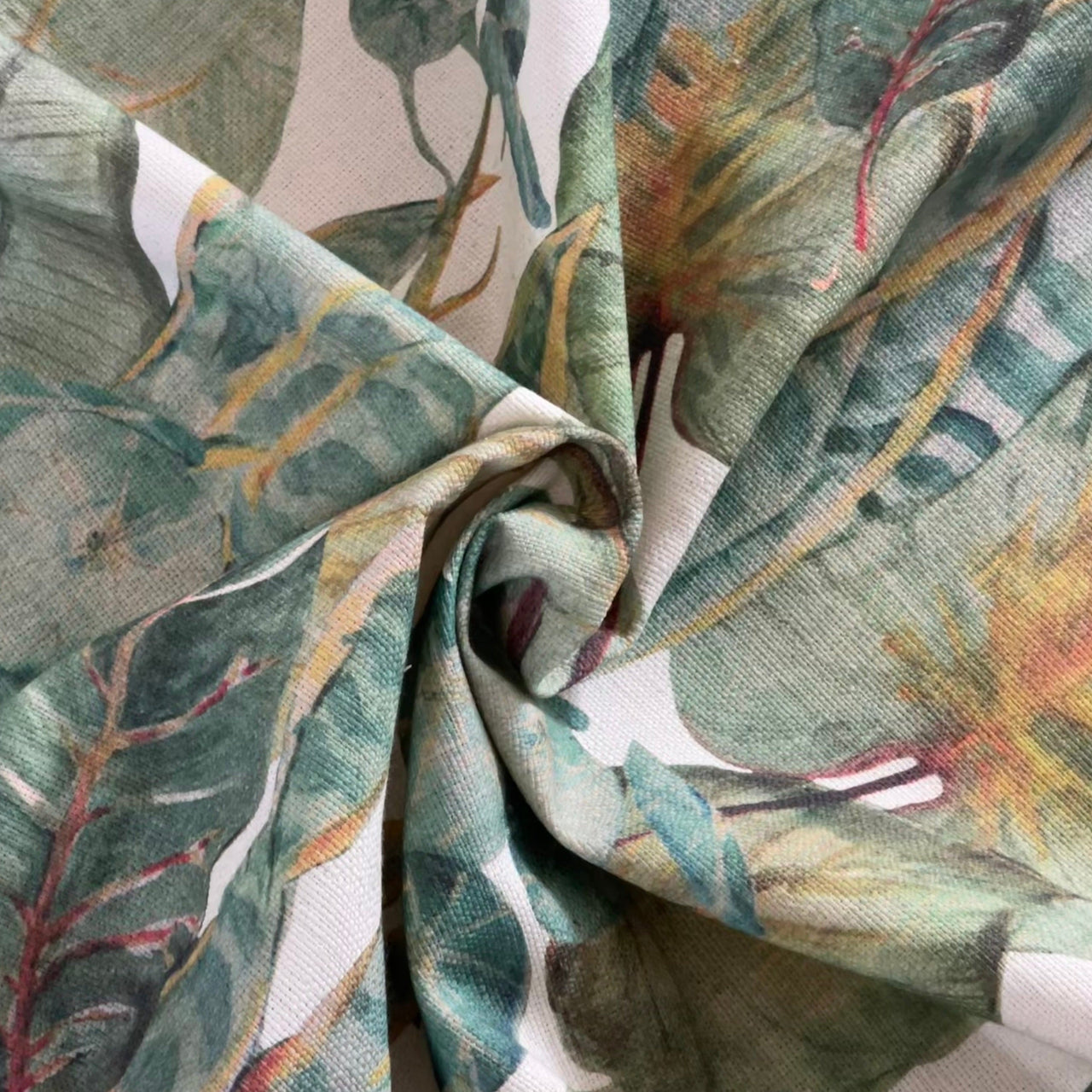 Botanical home decor curtain idea

