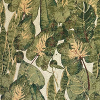 Thumbnail for Close-up of a leaf pattern with green, brown, and beige colors.
