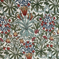 Thumbnail for Arts & Crafts era fabric design with flowers.

