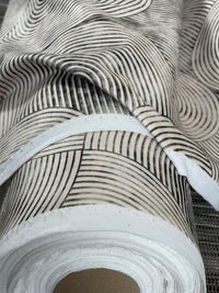Thumbnail for Modern light grey fabric texture for interior décor.