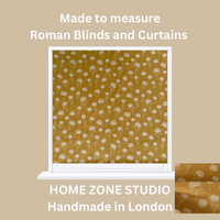 Thumbnail for Dandelion Linen-Look Fabric – Golden Yellow Cotton Blend for Upholstery & Drapery