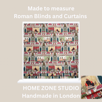 Thumbnail for Raj Mahal Tapestry Fabric - Organic Cotton, Emerald with Indian Gods, Pagodas & Floral Motifs for Home Décor