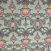 Thumbnail for Royal botanical floral leaves fabric with pomegranate design.
