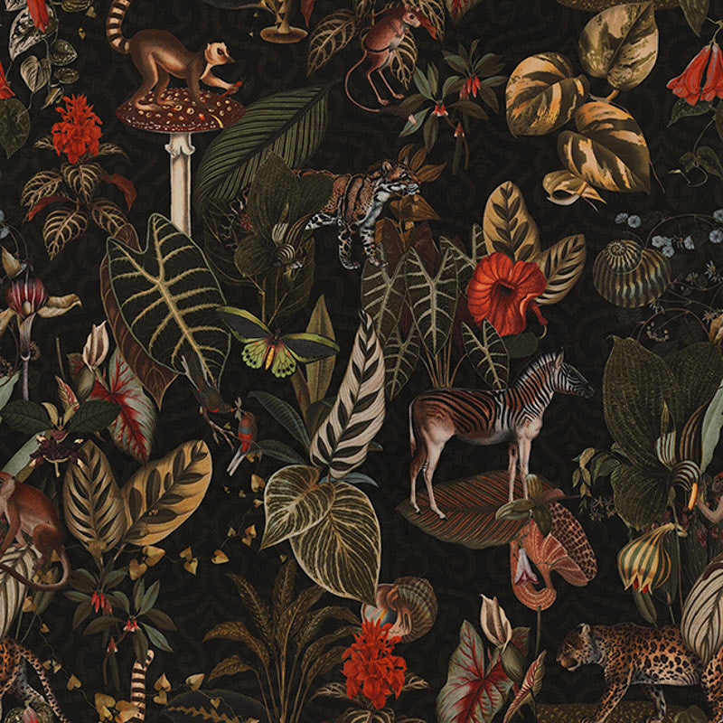 Jungle kingdom velvet cut by the meter