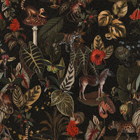 Thumbnail for Jungle kingdom velvet cut by the meter